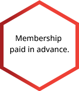 Membership paid in advance