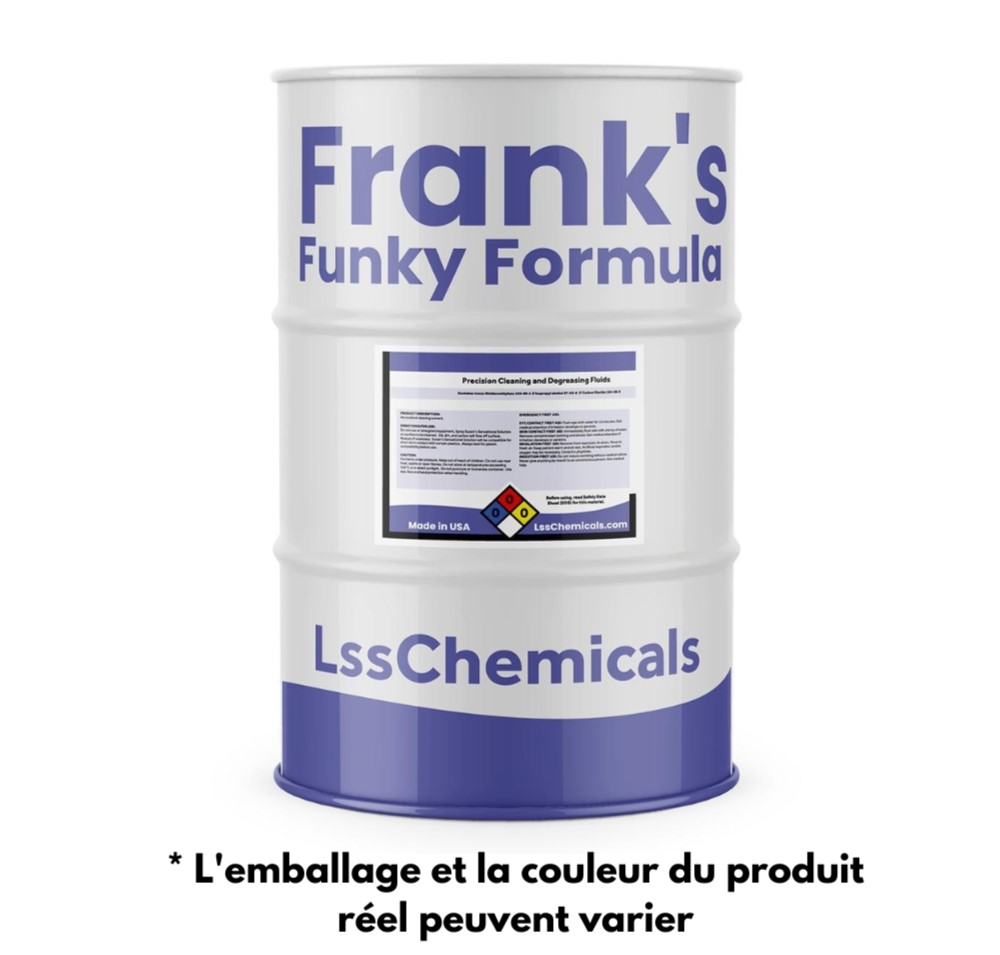 Franks funky formula - Solvant de dégraissage à la vapeur